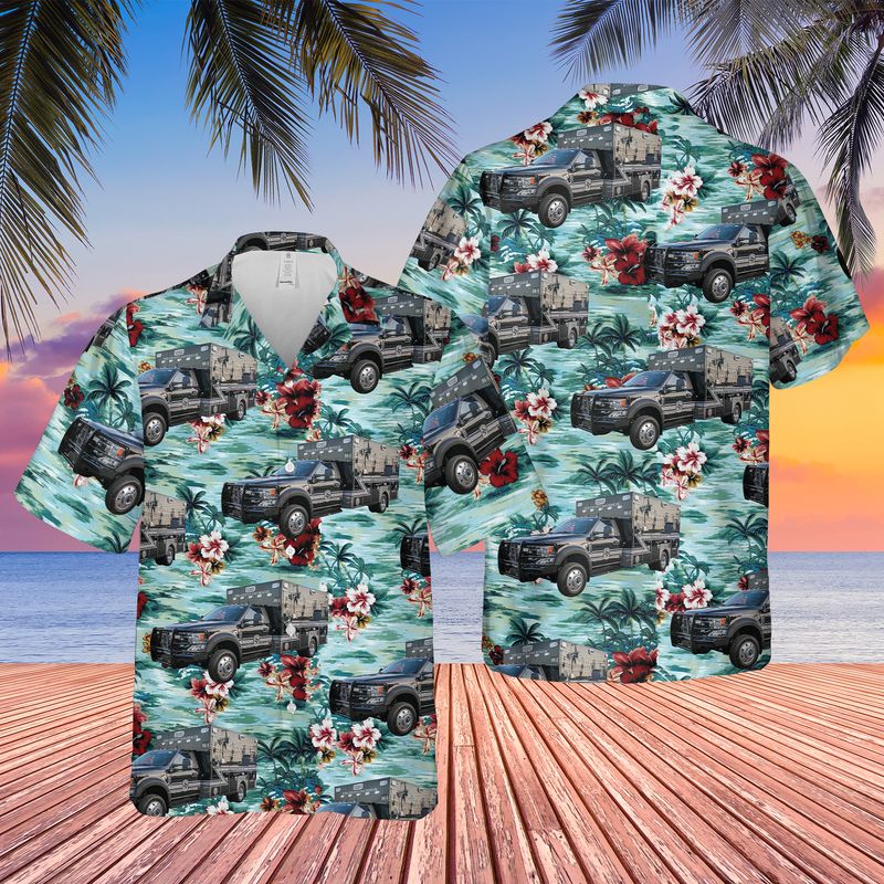 Texas Wise County EMS Rescue Hawaiian Shirt