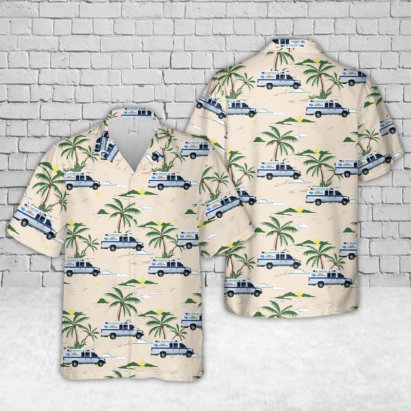 Massachusetts STAT Southcoast EMS Hawaiian Shirt
