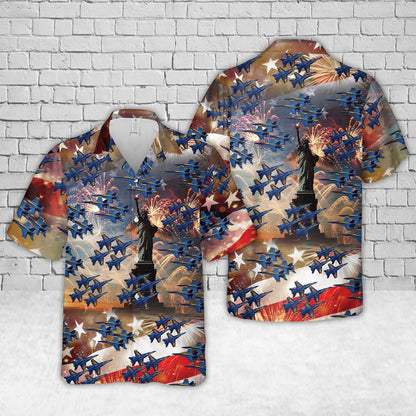 U.S Navy Blue Angels Hawaiian Shirt
