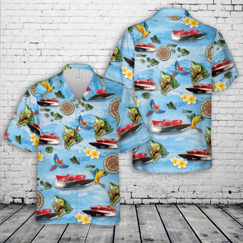 Ferrari Arno X1 Hydroplane Hawaiian Shirt