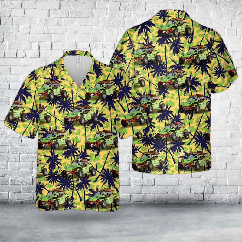 1967 Meyers Manx DualSport S Dune Buggy Hawaiian Shirt