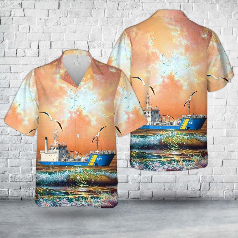 Swedish Coast Guard KBV 047 Hawaiian Shirt