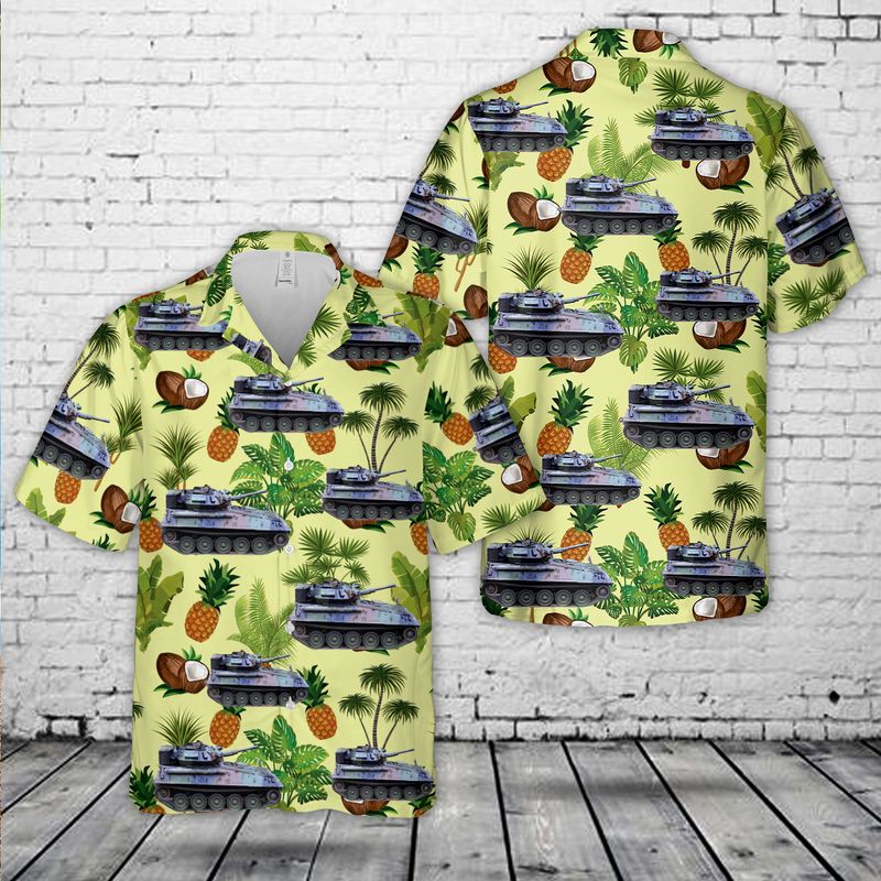 Irish Army Scorpion CVR(T) Hawaiian Shirt