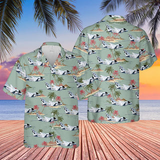 US Navy Lockheed S-3 Viking Of VS-32 "Maulers" Hawaiian Shirt