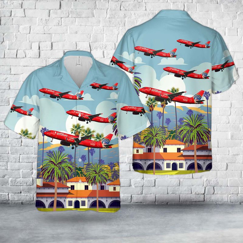 N615JB jetBlue Airways 2005 Airbus A320-232 C-N 2461 "Blue Bravest" Hawaiian Shirt