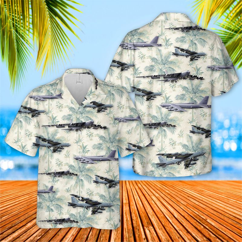 US Air Force Boeing B-52 Stratofortress Hawaiian Shirt