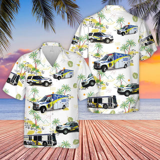 York Region Paramedic Services Hawaiian Shirt