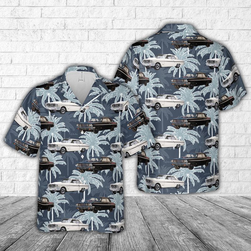 1964 Ford Fairlane Thunderbolt Hawaiian Shirt