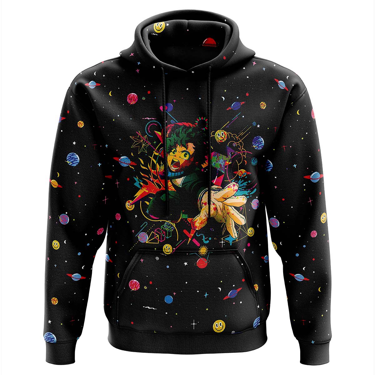Retro Universe Deku My Hero Academia Hoodie