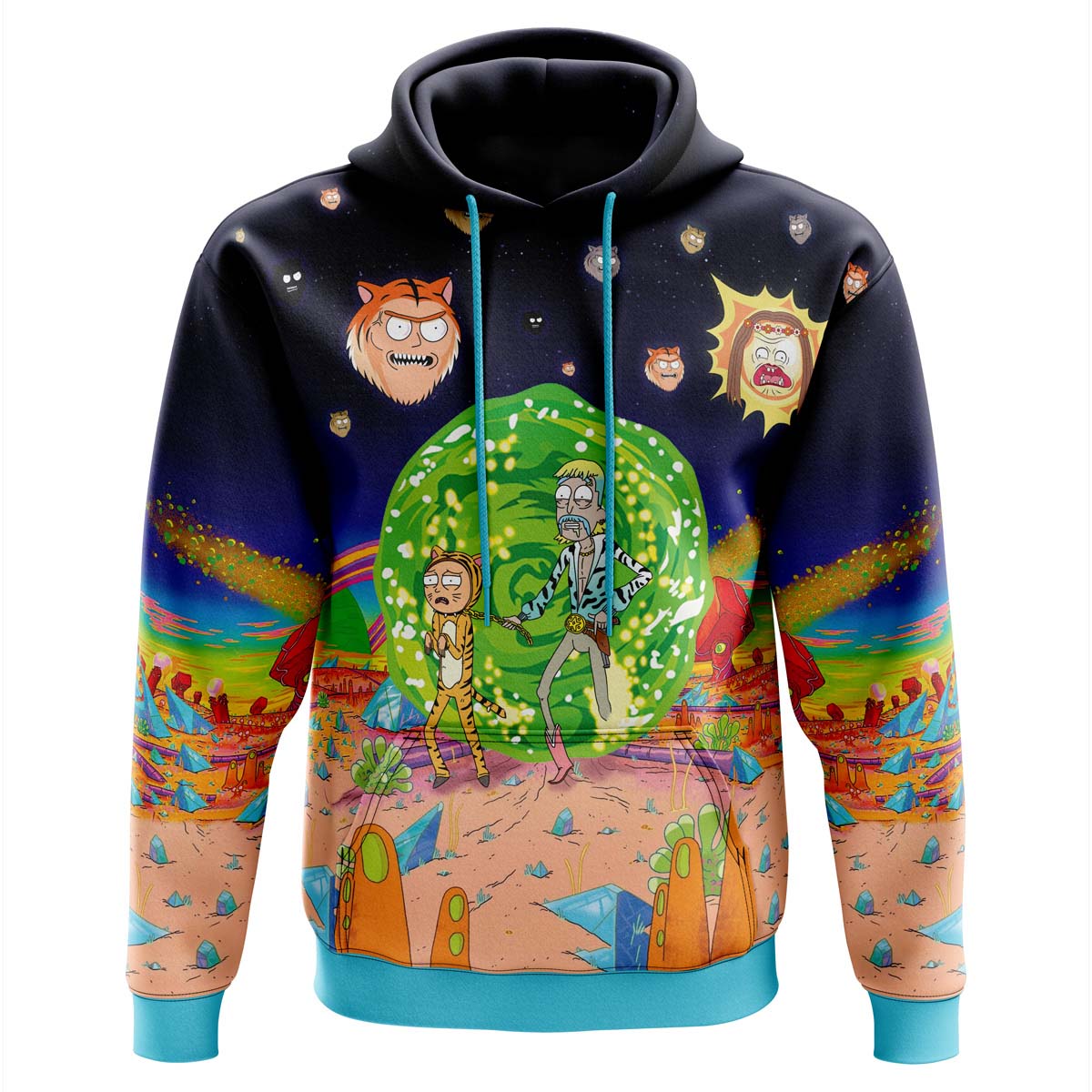 Rick and Morty Tiger King Hoodie
