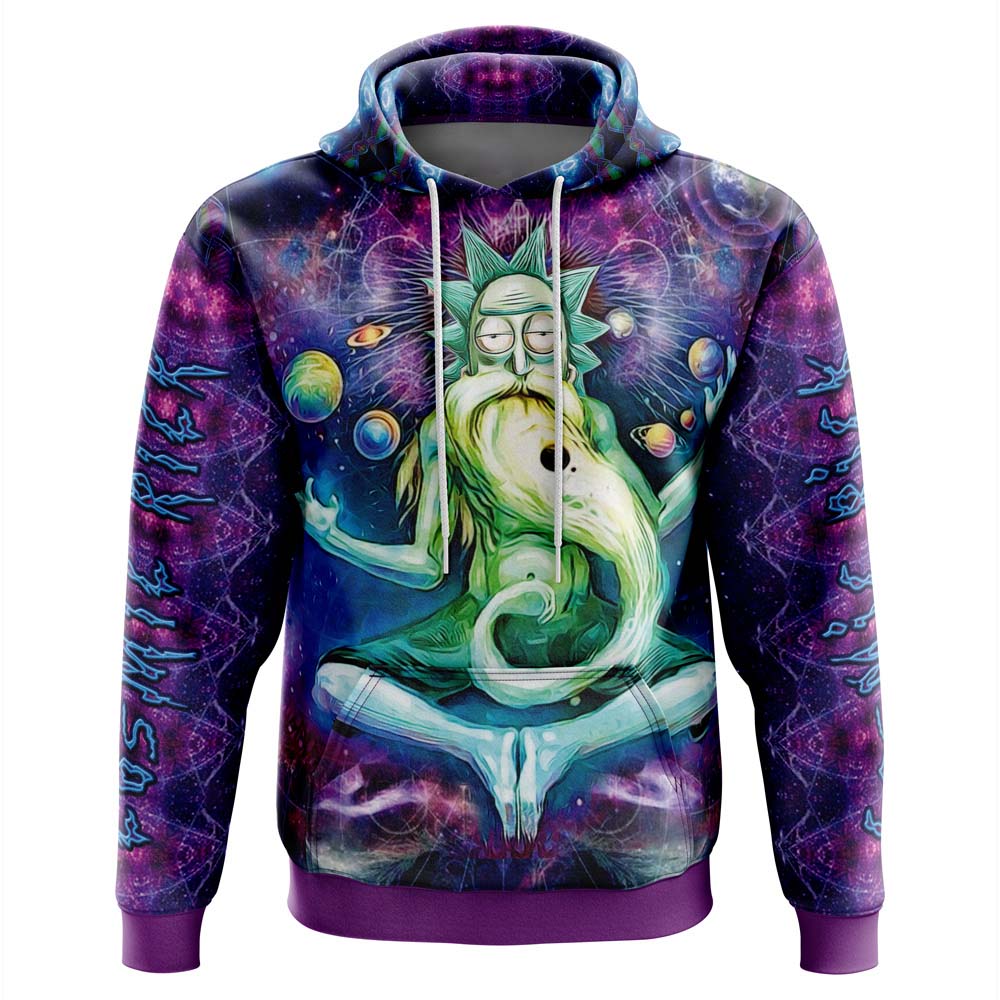 Rick and Morty Trippy Cosmic Rick Hoodie