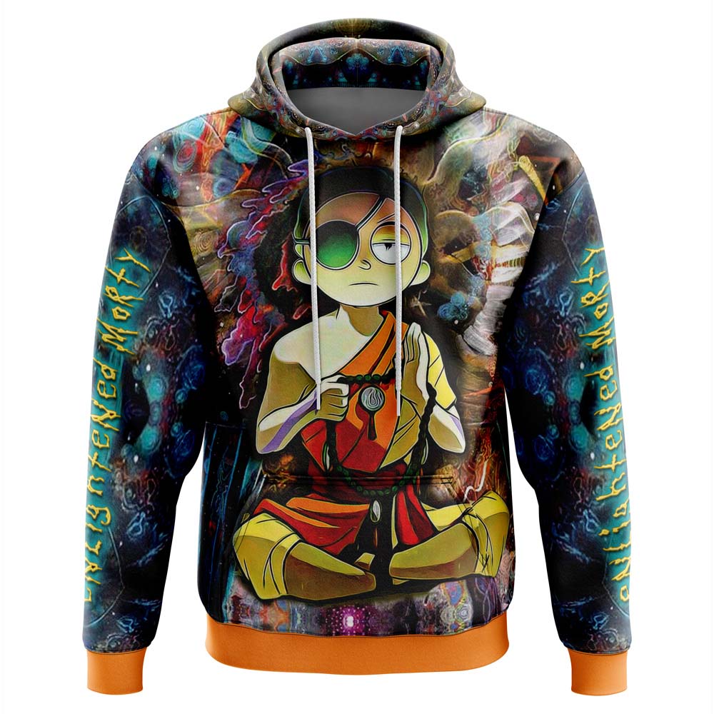 Rick and Morty Trippy Enlightened Morty Hoodie