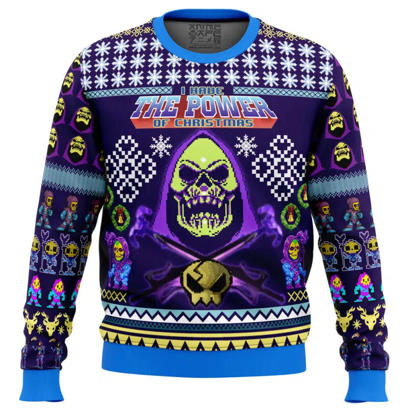 Skeletor Masters of the Universe Ugly Christmas Sweater