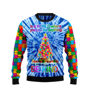 Autism Christmas Tree Ugly Christmas Sweater For Men & Women Christmas Gift Sweater US2597