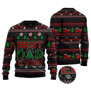 Best Dad Ever Ugly Christmas Sweater For Men & Women Christmas Gift Sweater US2876