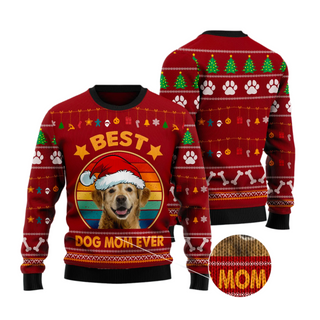 Best Dog Mom Ugly Sweater For Men & Women Christmas Gift Sweater US2921