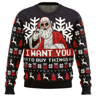 Uncle Santa Claus Ugly Christmas Sweater For Men & Women Christmas Gift Sweater US3425