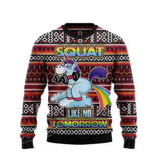 Unicorn Funny Ugly Christmas Sweater For Men & Women Christmas Gift Sweater US3429