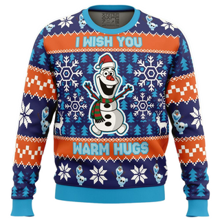 Warm Hugs Frozen Ugly Christmas Sweater For Men & Women Christmas Gift Sweater US3431