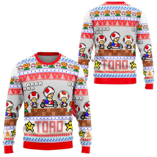 Toad Ugly Christmas Sweater For Men & Women Christmas Gift Sweater PT1406