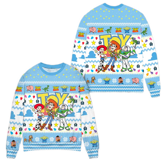 Toy Christmas Ugly Christmas Sweater For Men & Women Christmas Gift Sweater PT1451