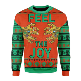 Thanos Feel The Joy Avengers Ugly Christmas Sweater For Men & Women Christmas Gift Sweater US3871