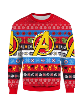 Avengers EndGame Ugly Christmas Sweater For Men & Women Christmas Gift Sweater US3874