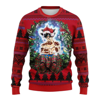 Son Goku Ultra Instinct Dragon Ball Z Ugly Christmas Sweater For Men & Women Christmas Gift Sweater US4146