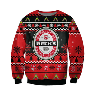 Unisex BCK 3D Ugly Christmas Sweater For Men & Women Christmas Gift Sweater BH1119