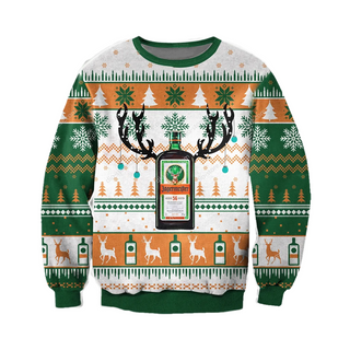 Unisex JGMS 3D Ugly Christmas Sweater For Men & Women Christmas Gift Sweater BH1144