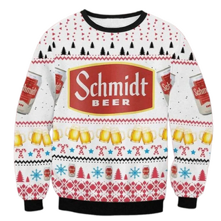 Unisex Schmidt Beer 3D Ugly Christmas Sweater For Men & Women Christmas Gift Sweater BH1179