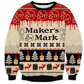 Unisex Christmas Print Ugly Christmas Sweater For Men & Women Christmas Gift Sweater BH1210