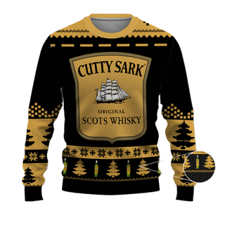 Unisex Cutty Sark 3D Ugly Christmas Sweater For Men & Women Christmas Gift Sweater BH1298