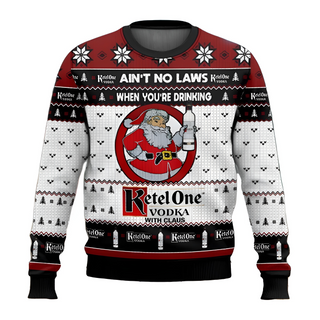 Unisex Ketel One 3D Ugly Christmas Sweater For Men & Women Christmas Gift Sweater BH1338