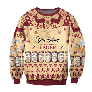 Unisex Yuengling 3D Ugly Christmas Sweater For Men & Women Christmas Gift Sweater BH1347