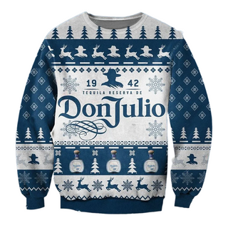 Unisex Don Julio Tequila 3D Ugly Christmas Sweater For Men & Women Christmas Gift Sweater BH1379