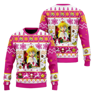 Sup.er Ma.rio Princess Ugly Christmas Sweater For Men & Women Christmas Gift Sweater US4257