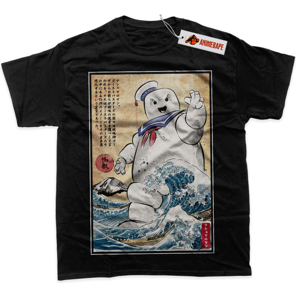 Ghostbusters Stay Puft Marshmallow Man Halloween Graphic T-Shirt