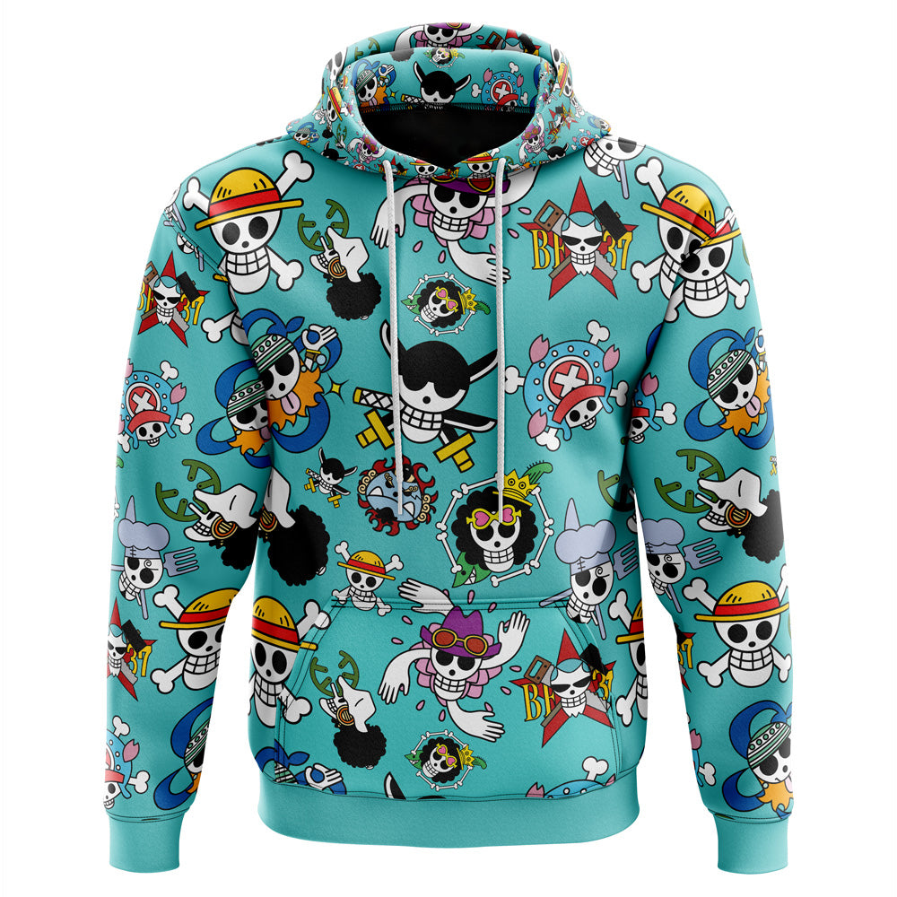 Strawhats Jolly Roger One Piece Hoodie