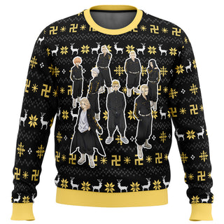 The Buddhist Symbol Tokyo Revengers Ugly Christmas Sweater