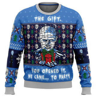 The Gift Hellraiser Ugly Christmas Sweater