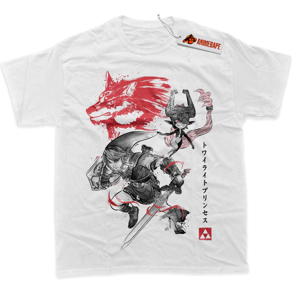 Zelda Twilight Princess T-Shirt, Graphic Game Shirt for Fans