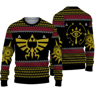 The Legend of Zelda Ugly Christmas Sweater For Men & Women Christmas Gift Sweater BH593