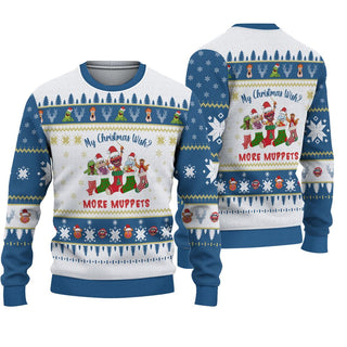 The Mup.pets Show Characters Ugly Christmas Sweater For Men & Women Christmas Gift Sweater US3798