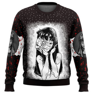 Tomie Junji Ito Ugly Christmas Sweater