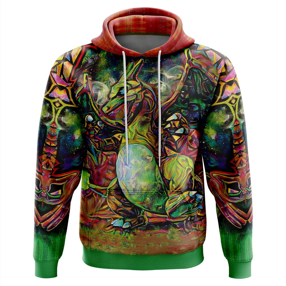 Trippy Charizard Pokemon Hoodie