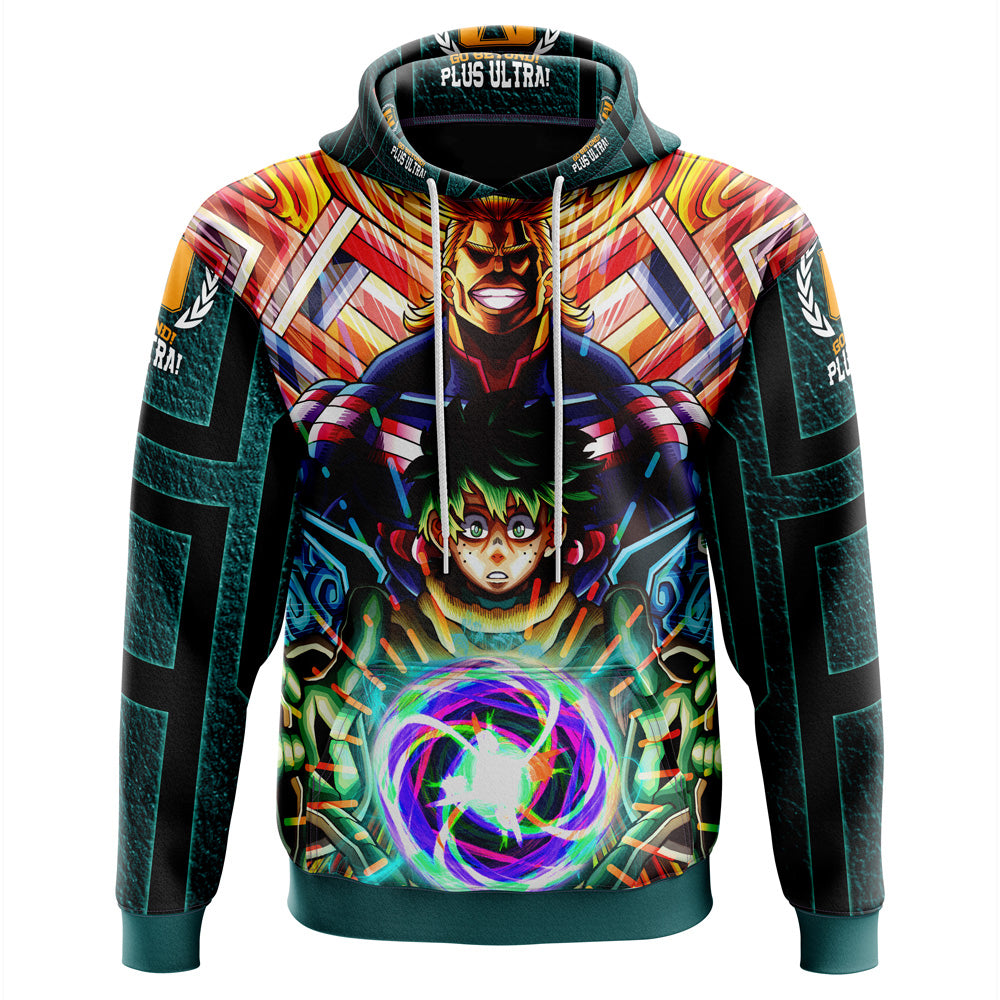 Trippy Deku x All Might My Hero Academia Hoodie
