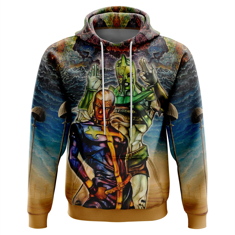 Trippy Enrico Pucci C-Moon Jojo's Bizarre Adventure Hoodie