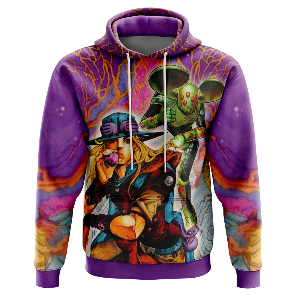 Trippy Gyro Zeppeli Ball Breaker Jojo's Bizarre Adventure Hoodie