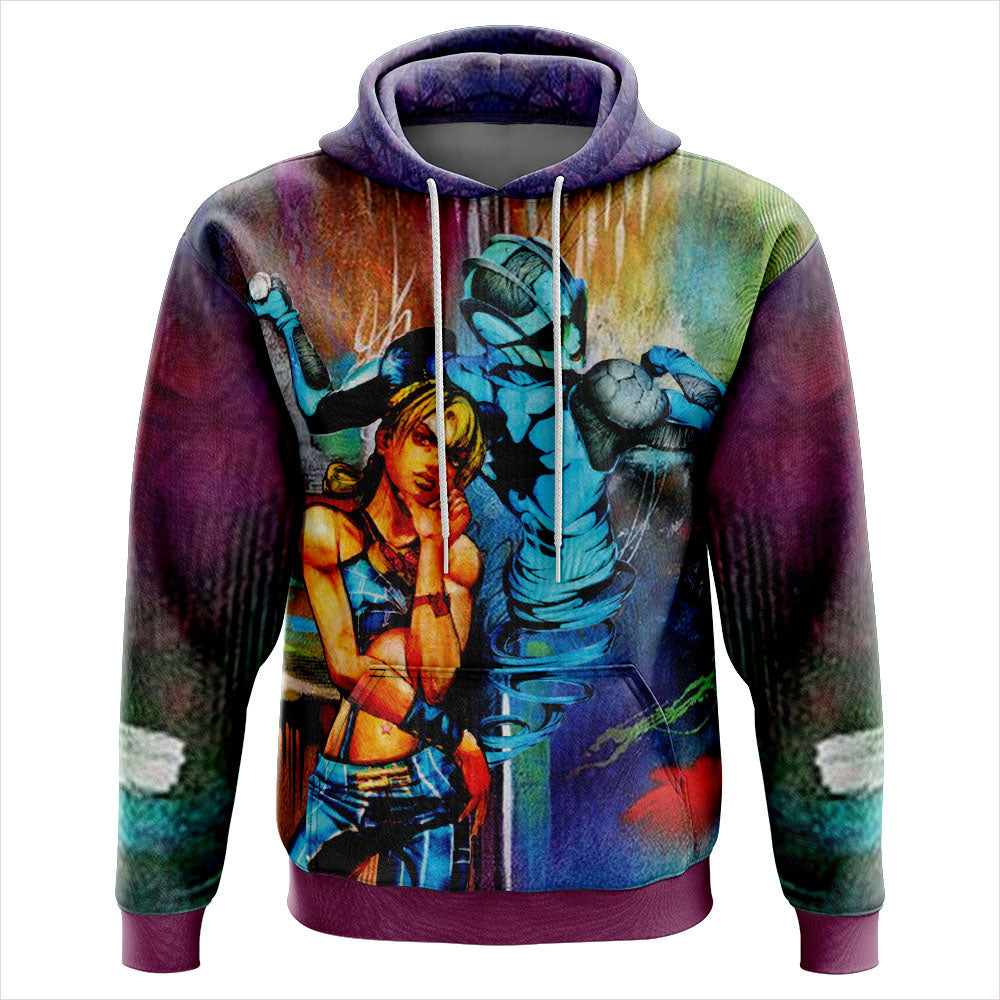 Trippy Jolyne Cujoh Stone Ocean Jojo's Bizarre Adventure Hoodie